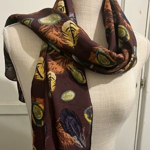 A beautiful brown/purple scarf. For the woman who loves accessories!
